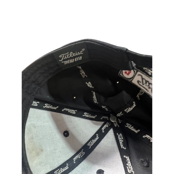 Titleist Golf‎ Footjoy FJ Hat Black New Era Adjustable Golf Ball Marker Mens Cap - Picture 5 of 6